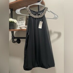 Express Beaded Neckline top